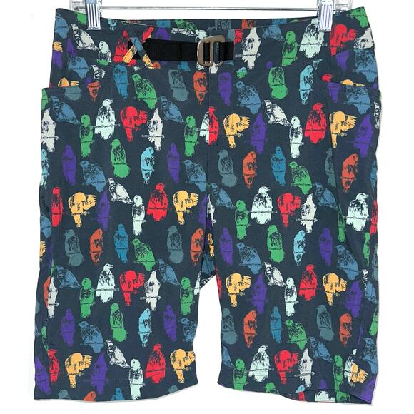 NWT Pearl Izumi Women’s Summit Shell Mountain Bike Shorts in Purdy Birds Size 8 - Picture 6 of 16